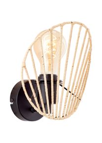 Brilliant Malty Muurlamp Zwart, 1-licht