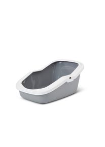 SAVIC Katzentoilette Aseo wei&szlig; / grau