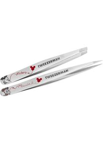 Tweezerman , Damen , Pinzette »Forever in Love Petite Tweezer Set« Petite Pinzetten Set , silberfarben , Handgeschliffene Spitzen für exakte...