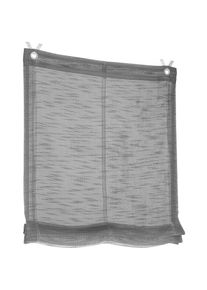 Kutti , Raffrollo »Celtic« mit Hakenaufhängung freihängend halbtransparent, Polyester, Hakenaufhängung , anthrazit , Obermaterial: 100% Polyester ,...