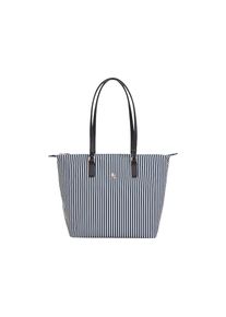 Tommy Hilfiger, Damen, Tragetasche &raquo;POPPY SUMMER TOTE&laquo;, Damen Umh&auml;ngetasche, Henkeltasche, Schultertasche, blau-wei&szlig; gestreift, blau-wei&szlig; gestreift, 