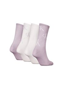 Calvin Klein Jeans, Damen, Socken, Lilac/white, Lilac/white, Socken von Calvin Klein