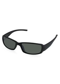 Fielmann G 2100 SUN CL | Kinder-Sonnenbrille | Fassung: Vollrand, Quadratisch, TR90, Schwarz Matt | Glasfarbe: Grau