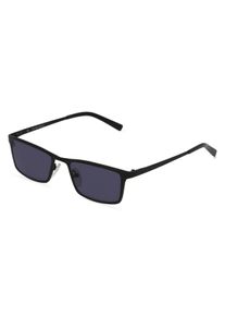 Fielmann OPH 9916 SUN CL | Kinder-Sonnenbrille | Fassung: Vollrand, Quadratisch, Edelstahl, Schwarz Matt | Glasfarbe: Grau