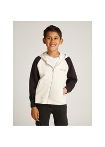 Calvin Klein Jeans , Kinder,Juegendliche , Sweatjacke »COLOR BLOCK ZIP-THROUGH« für Kinder bis 16 Jahre mit Logoprägung , Turtledove , 6 (116) , 6...