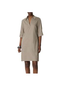 comma, Comma , Hemdblusenkleid Sommerkleid mit V-Ausschnitt , TAUPE , N-Gr , 40 -N-Gr , 40 , Kleid von COMMA