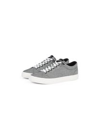 Tommy Hilfiger , Sneaker »TH HI VULC LOW CORE CHAMBRAY« , Freizeitschuh, Halbschuh, Schnürer in melierter Optik , anthrazit , 45 , 45 , Schnürer...