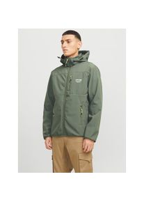 Jack & Jones Jack & Jones , Softshelljacke »JJTHEO SOFTSHELL JACKET« mit Kapuze , Agave Green , S , S , Moderne Jacke von Jack & Jones
