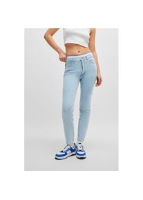 HUGO Blue , Damen , Skinny-fit-Jeans »Malu«, Skinny Fit mit mittlerer Leibhöhe , Turquoise/Aqua 449 , Länge 30 , 25 -Länge 30 , 25 , Skinny-Fit...