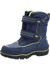 Kangaroos , Kinder , Winterstiefel »K-Leno V Roostex« Snowboots, Winterboots, Winterschuhe, wasserdicht mit Klettverschluss , navy-lime , 31 , 31 ,...