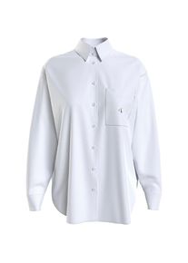 Calvin Klein Jeans Plus , Hemdbluse »PLUS WOVEN LABEL RELAXED SHIRT« , Bright White , 6XL (52) , 6XL (52) , Bluse von Calvin Klein Plus Womanswear