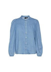 Véro Moda Vero Moda , Jeanshemd »VMPAISLEY LS DNM SHIRT YO335« , Medium Blue Denim , N-Gr , XL (42) -N-Gr , XL (42) , Jeansbluse von VERO MODA
