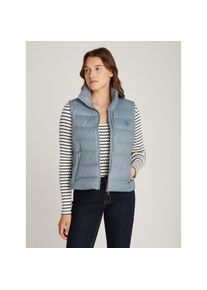Tommy Hilfiger, Damen, Steppweste &raquo;LW DOWN FEMININE GLOSS VEST&laquo; mit leichter Wattierung, Flint Blue, XS (34), Flint Blue, Steppweste von TOMMY 
