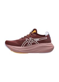 asics Zapatillas de running 'NIMBUS 27', Mujeres, curry / rojo oscuro / blanco, talla 10