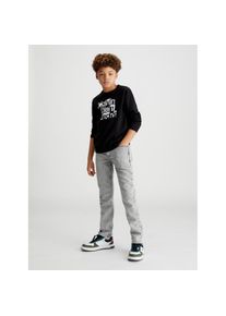 Calvin Klein Jeans , Kinder,Jugendliche , Rundhalspullover »INST. GRID GRAPHIC SWEATER«, für Kinder bis 16 Jahre , Ck Black , 10 (140) , 10 (140) ,...