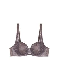 Triumph, Damen, B&uuml;gel-BH &raquo;Amourette Charm T WHP02&laquo; Strech-Spitze, PIGEON GREY, Cup F, 80 -Cup F, PIGEON GREY, Raffinierter, gepolsterter B&uuml;gel-BH-