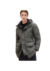 Tom Tailor , Steppmantel mit aufgesetzten Taschen , grey garment , L , L , Steppmantel von Tom Tailor