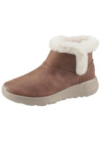 Skechers , Winterstiefelette »ON-THE-GO JOY ENDEAVOR«, mit 3M Scotchgard-Imprägnierung , hellbraun , 42 , 42 , Modische Stiefelette zum Schlupfen