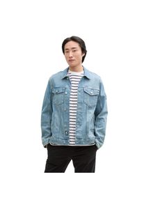 Tom Tailor , Herren,Damen , Jeansjacke mit Taschen , used light stone blue denim , L , L , Jacke von Tom Tailor