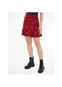 Tommy Jeans , Minirock »TJW FLORAL TIERED MINI SKIRT« Webrock mit Blumenprint , Mountain Floral , L (40) , L (40) , Minirock von Tommy Jeans