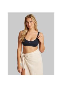 Calvin Klein Swimwear , Bustier-Bikini-Top »BRALETTE-RP« mit Logo-Patch , Black , N-Gr , XS (34) -N-Gr , XS (34) , Bralette-Bikini-Top von CALVIN...