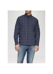 s.Oliver , Karohemd mit Karo Muster , blue red check , N-Gr , S -N-Gr , S , Hemd von s.Oliver