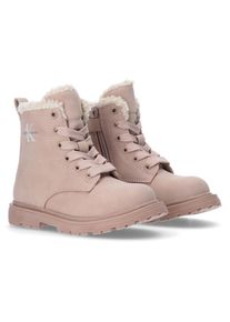 Calvin Klein Jeans , Kinder , Schnürboots Winterboots, Mädchen Stiefel mit Blockabsatz , rosa , 24 , 24 , Süßer Schnürboots von Calvin Klein Jeans...