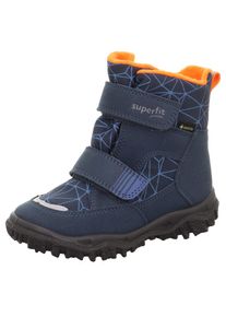 Superfit , Kinder,Jugendliche , Klettstiefel »HUSKY WMS: mittel« Snowboots, Winterstiefel mit GORE TEX-Membran , dunkelblau-orange , 29 , 29 ,...