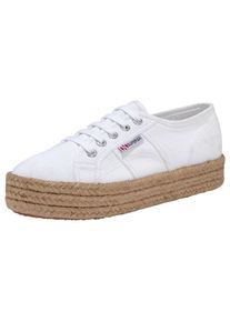 Superga, Damen, Plateausneaker &raquo;COTROPW&laquo; mit klassischem Canvas-Obermaterial, white, 36, white, Modischer Sneaker von Superga