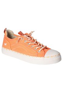 Mustang Shoes , Slip-On Sneaker, Slipper, Schlupfschuh, Freizeitschuh mit farbiger Sohleneinfassung , orange , 39 , 39 , Zum Schlupfen, mit...