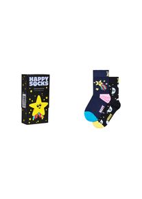 Happy Socks , Kinder , Socken »Shooting Star« 2er Pack , black/marine , 24 (26) , 24 (26) , Happy Socks für happy Kids - 2er Pack Kindersocken