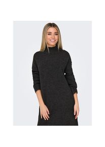Only , Strickkleid »ONLALEXA LS HIGH BUTTON DRESS EX KNT« , Dark Grey Melange , N-Gr , S (36) -N-Gr , S (36) , Relaxed Fit: sorgt für eine lässige...
