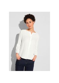 Street One , Longbluse, mit Knopfleiste , off white , 44 , 44 , Musselin Bluse von Street One