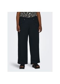 Only CARMAKOMA , Jerseyhose »CARSANIA BUTTON PANT JRS PNT NOOS« , Black , Länge 32 , XL (54) -Länge 32 , XL (54) , Jerseyhose von Only CARMAKOMA