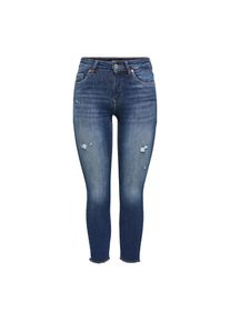 Only , Skinny-fit-Jeans »ONLBLUSH MW SK RW ANK DNM REA« , Dark Blue denim , Länge 32 , M (38) -Länge 32 , M (38) , Knöchellange Jeans von Only