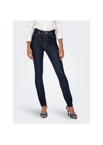 Only , Skinny-fit-Jeans »ONLROSE HW SKINNY DNM GUA030« , Dark Blue Denim , Länge 34 , XS (34) -Länge 34 , XS (34) , Skinny-fit-Jeans mit hoher...