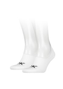 Calvin Klein Jeans , Herren,Damen , Füßlinge »CK MEN FOOTIE HIGH CUT 2P LOGO« 2 Paar, High-Cut, No Show Socks, Anti-Slip-Ferse, CK Logo , white ,...