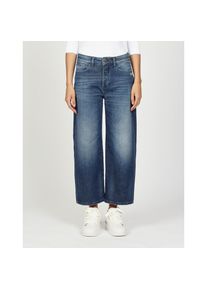 Gang, Damen, 5-Pocket-Jeans &raquo;94JUL CROPPED&laquo; mit verk&uuml;rzter Beinl&auml;nge, worn rough denim, N-Gr, 32 -N-Gr, worn rough denim, Straight Fit Jeans von Gang 