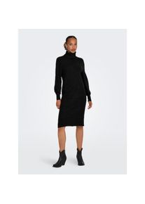 Only , Strickkleid »ONLSASHA L/S ROLLNECK DRESS NCA KNT« mit Rollkragen und langen Puffärmeln , Black , N-Gr , S (36) -N-Gr , S (36) ,...