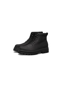 Calvin Klein Jeans , Schnürboots »LUGGED BOOT LACEUP REBELLIOUS« , Schnürstiefelette, Plateauboots, Profilsohle, mit Anziehlasche , schwarz , 42 ,...