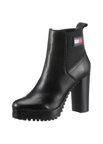 Tommy Jeans , High-Heel-Stiefelette »TJW NEW ESS HIGH HEEL BOOT«, Blockabsatz, Partymode, Ankleboots in schmaler Form , schwarz , 41 , 41 ,...