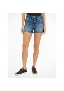 Tommy Jeans , Shorts »HOT PANT BH0137« mit Logo-Badge & Flag , Denim Medium , N-Gr , 32 -N-Gr , 32 , Hot Pants von Tommy Jeans Womanswear