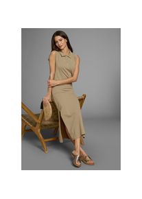 Laura Scott , Sommerkleid, in weicher Piqué-Qualität mit Polo-Kragen , grün , N-Gr , 44 -N-Gr , 44 , Polokleid aus hochwertiger Baumwollmischung...