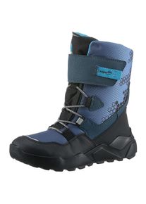 Superfit , Jungen,Kinder,Jugendliche , Winterstiefel »ROCKET WMS: weit« , Snowboots, Klettstiefel, Winterschuh mit Schurwolle , blau-schwarz , 31 ,...