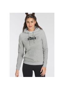 Puma , Damen , Kapuzensweatshirt »ESS+ LOGO LAB HOODIE FL« , Light Gray Heather , M , M , Kapuze mit Tunnelzug