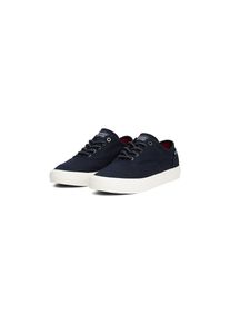 Tommy Hilfiger , Herren , Sneaker »TH HI VULC LOW OXFORD TWILL« , Freizeitschuh, Halbschuh, Schnürschuh mit Label an der Ferse , dunkelblau , 47 ,...