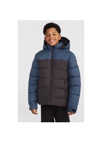 O`Neill O'Neill, Damen, Steppjacke &raquo;O'RIGINALS PUFFER JACKET&laquo; mit Kapuze, Alma Steel Colour Block, 128 (122), Alma Steel Colour Block, W&auml;rmend und 