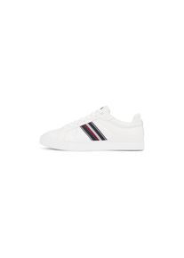 Tommy Hilfiger , Plateausneaker »ICON COURT SNEAKERS STRIPES«, Schnürschuh, Freizeitschuh, Halbschuh mit Tommy-Streifen , ecru , 38 , 38 ,...