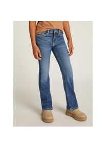 Calvin Klein Jeans, Damen, Bootcut-Jeans &raquo;MR FLARE DARK BLUE VISUAL DENIM&laquo; f&uuml;r Kinder bis 16 Jahre mit Logopatch, Dark Blue Visual, N-Gr, 4 (104) -N-