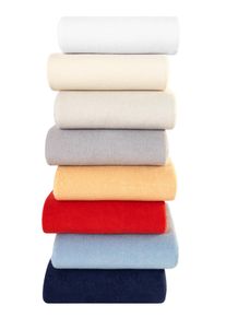 unisex Hoeslaken in lichtgrijs ,maat 1 st. 180x200 - 200x200 cm, WITT, 80% Katoen, 20% Polyester